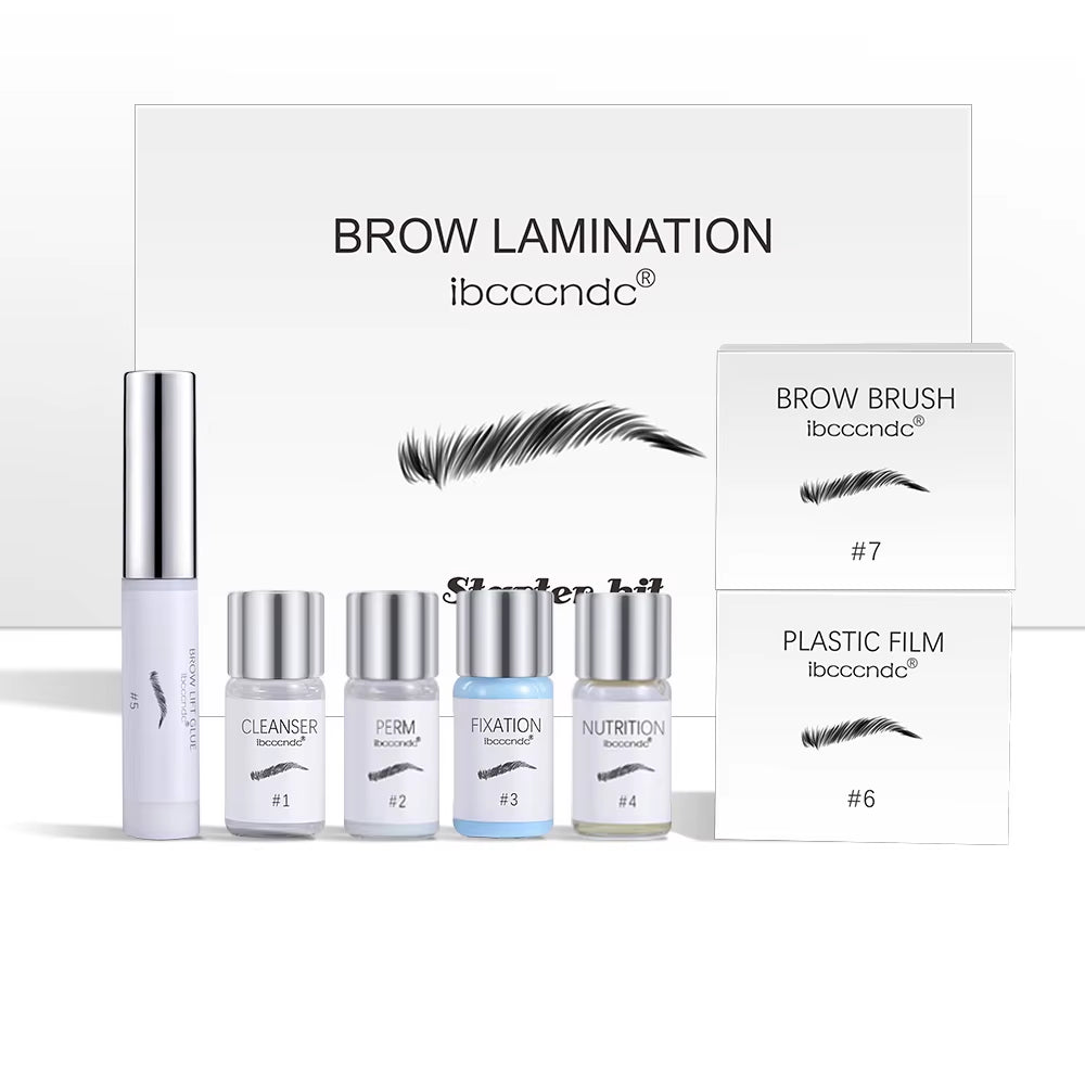 Brow Lamination Kit Semi-Permanent Brow Lift Extension Kit Brow Lash Lift Brow Lamination Eyelash Lifting Perming Lashes Makeup
