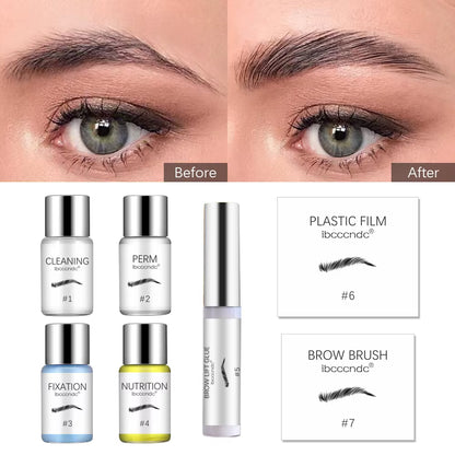 Brow Lamination Kit Semi-Permanent Brow Lift Extension Kit Brow Lash Lift Brow Lamination Eyelash Lifting Perming Lashes Makeup