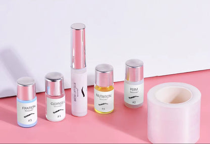 Brow Lamination Kit Semi-Permanent Brow Lift Extension Kit Brow Lash Lift Brow Lamination Eyelash Lifting Perming Lashes Makeup